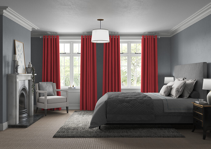 Windsor, Red - Made to Measure Curtains - Image 5